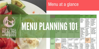 Menu Planning 101: 4 Busy People